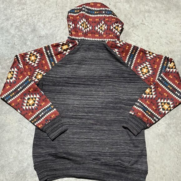 Hooey Sweater Men Large Hoodie Southwest Aztec Native Western - Picture 2 of 11